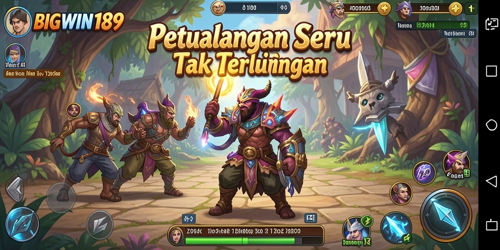 Tangkapan layar menunjukkan gameplay seru dalam BIGWIN189 dengan eksplorasi petualangan.