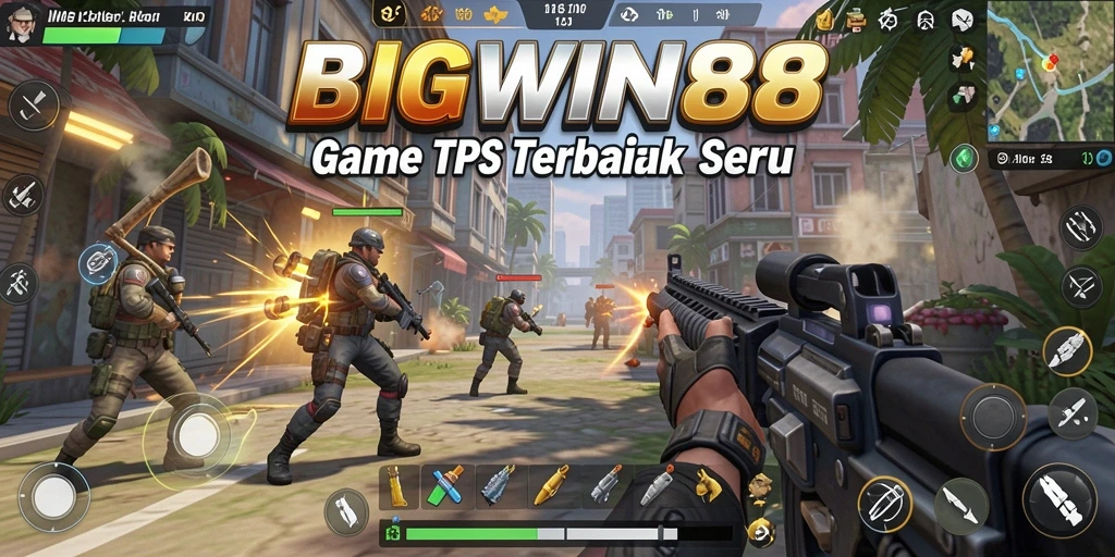 Tampilan gameplay BIGWIN88 yang mendebarkan dan penuh aksi.