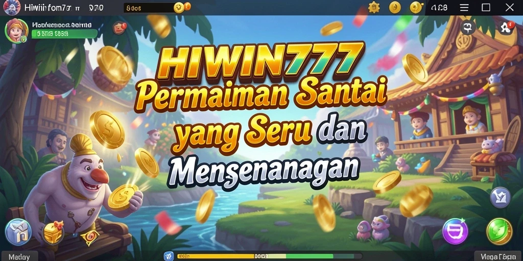 Tampilan gameplay HIWIN777 yang menarik dan penuh warna.