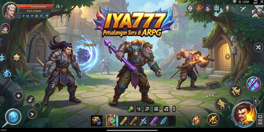 Tampilan gameplay IYA777 yang mengesankan dalam dunia ARPG.