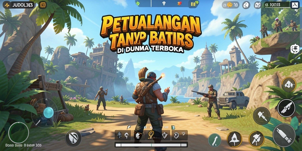 Tangkapan layar JUDOL303 menampilkan aksi seru di dunia terbuka.