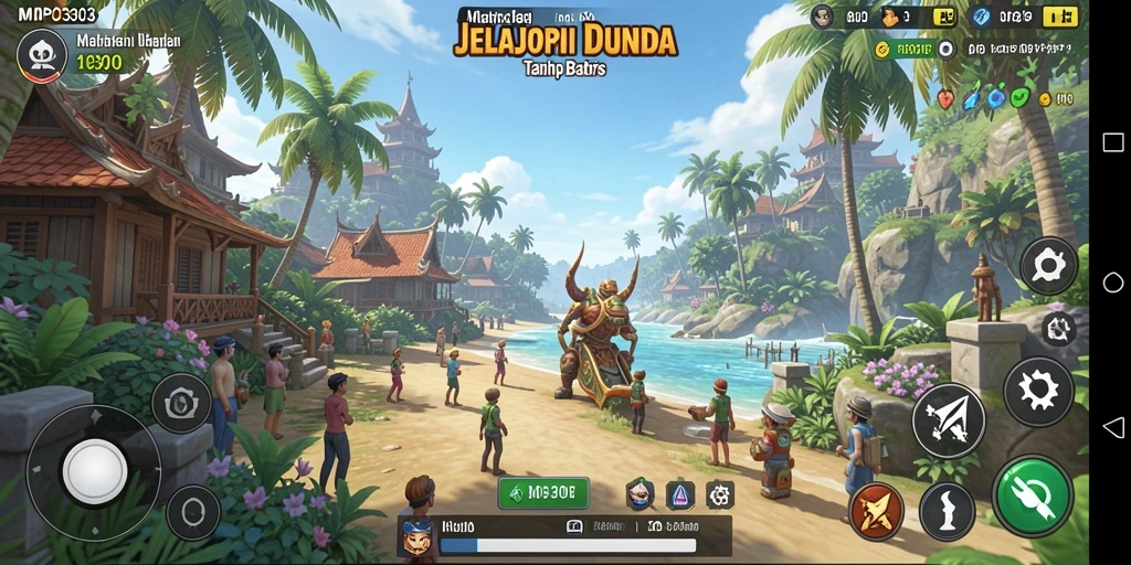 Tampilan screenshot MPO303 menampilkan aksi seru dalam dunia Open World.