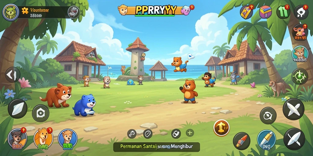 Tangkapan layar <strong>PPRRYY</strong> menunjukkan gameplay yang menyenangkan dan interaktif.