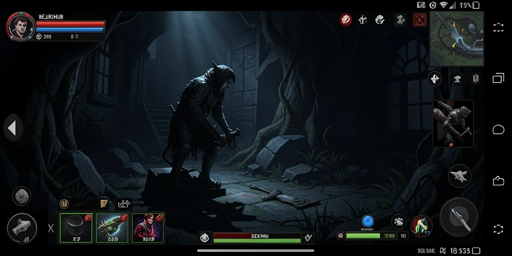 Menampilkan gameplay yang mendebarkan di dunia kegelapan
