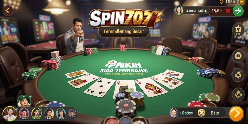 Screenshot gameplay SPIN707 menampilkan keseruan bermain Poker.